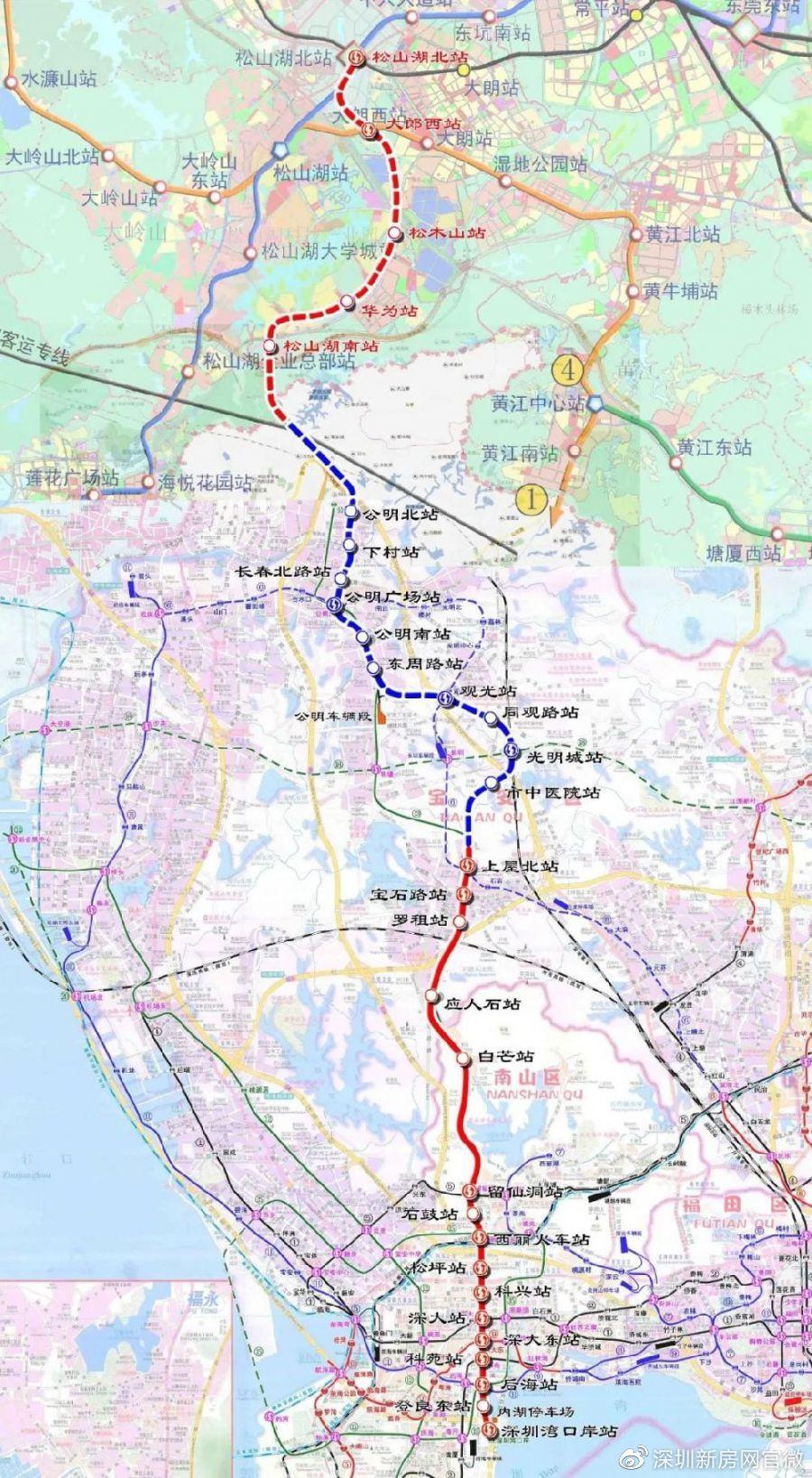 深圳地铁最新线路图概览